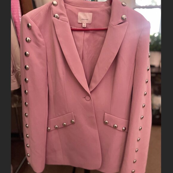 Cinq A Sept- Dive Studded Single Button Blazer (Size 8) - Picture 1 of 2